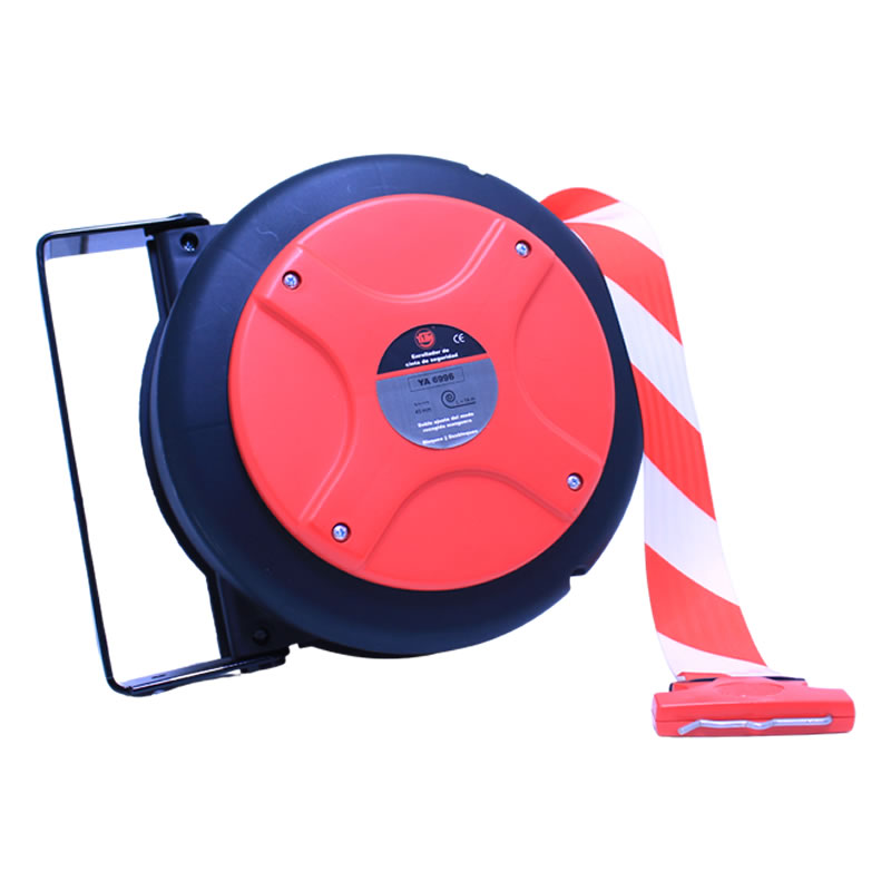 01 Enrollador cinta seguridad 16 mts. Ancho 48mm y grosor 0.5 mm · YA 6996